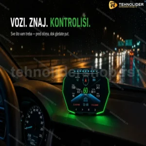 HUD displej za automobil F11 OBD2 GPS projekcija na šajbu