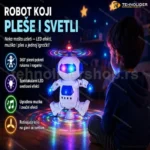 Igračka robot sa svetlom i muzikom