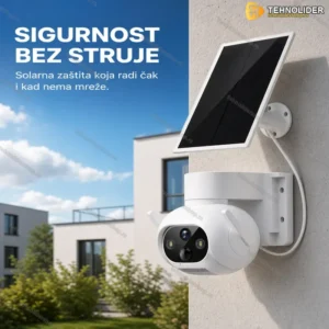 IP WiFi PTZ 4G kamera sa solarnim panelom