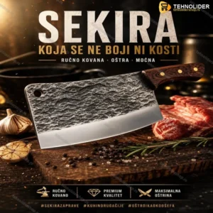 Japanska Satarica za Meso – Preciznost, Moć i Elegancija u Svakom Rezu