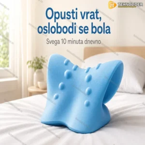 Jastuk za Istezanje Vrata RelaxPillow – Opuštanje i Rasterećenje Kičme