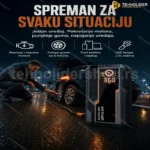 Jump Starter za Kola 4000A sa Kompresorom i LCD Ekranom