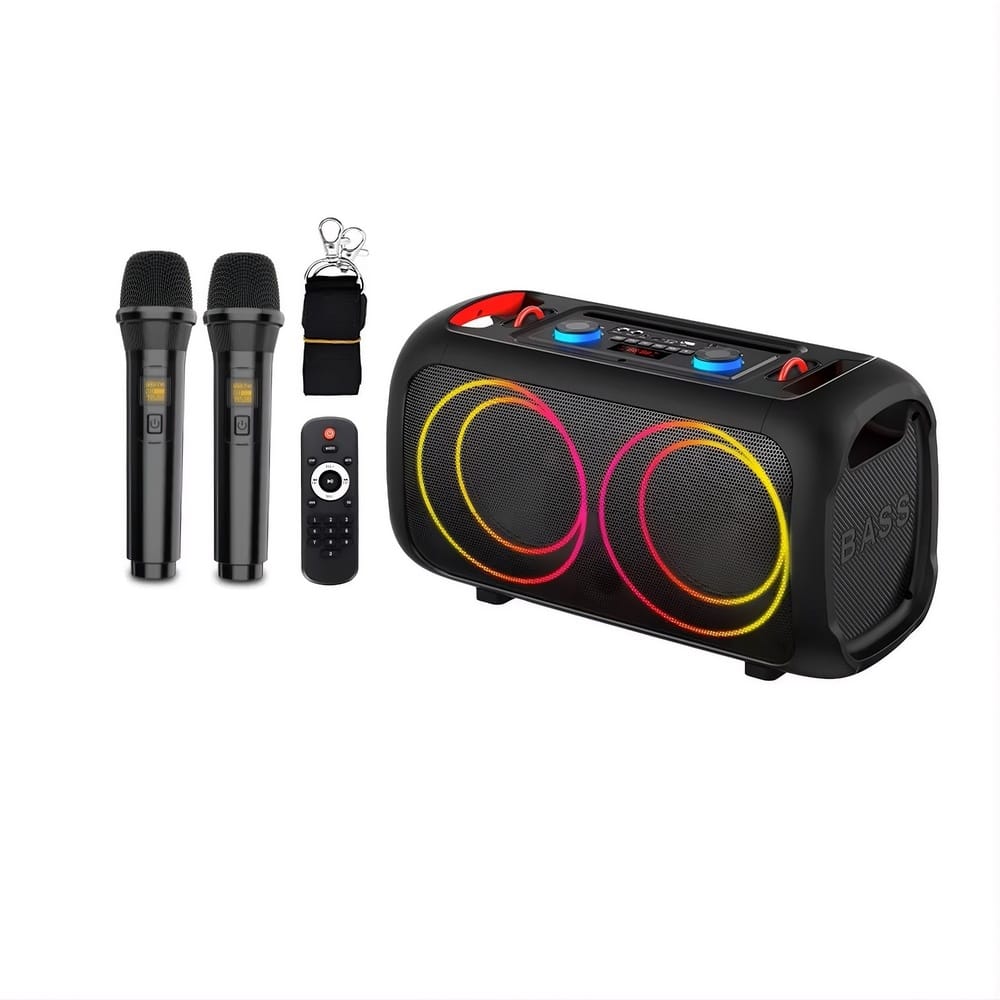 Karaoke Bluetooth Zvučnik 40W ZQS-L17 sa Mikrofonom karaoke bluetooth zvučnik - prednja strana