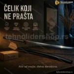 Katana Hladan Čelik 100 cm – Prava Samurajska Sablja sa Futrolom