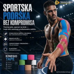 Kinesio Tape Trake za Mišiće i Zglobove – Sportska Podrška i Oporavak