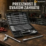 Ključevi T-oblika sa krckalicom, set 8-19mm