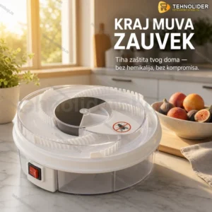Klopka za muve električna — hvatač insekata bez hemikalija