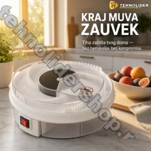 Klopka za muve električna — hvatač insekata bez hemikalija
