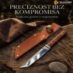 Kobun tanto nož crni br. 2 — čelično secivo sa drvenom drškom