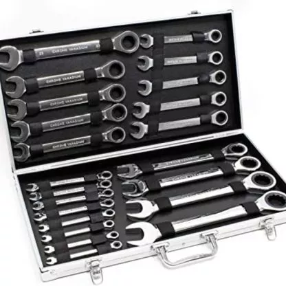 Komplet ključeva sa zvečkom 22 komada, 6-32 mm set ključeva - prednja strana