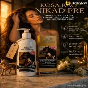 Konjski Šampon za Rast Kose – Originalna Ruska Formula Protiv Opadanja