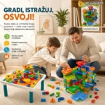 Konstruktivni Set Track Maze – Staze i Loptice za Razvoj Dece