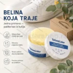 Bela Krema za Čišćenje Patika i Bele Obuće sa Sunđerom – 1+1 GRATIS