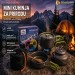 Kuhinjski Set za Kampovanje – Kompletna Mini Kuhinja za Prirodu