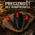 Kunai noževi za bacanje — komplet 3 komada sa futrolom