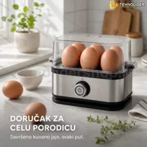 Kuvalo za jaja sa kapacitetom do 6 komada