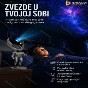 Alien Lampa zvezdano nebo koji ponavlja reci