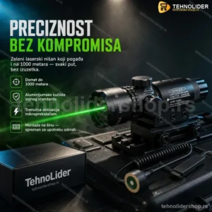 Laserski Nišan za Pušku i Pištolj – Laser Scope 532nm