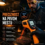 Laserski Termometar za Bezkontaktno Merenje Temperature – Profi