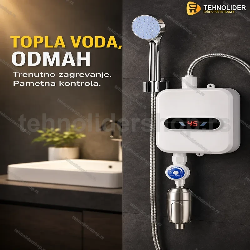 LCD Grejač Vode sa Digitalnim Displejom 3500W LCD Grejač Vode sa Digitalnim Displejom 3500W
