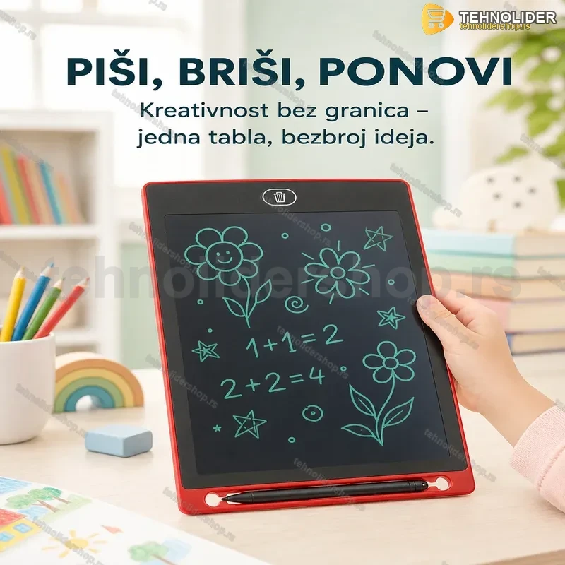 LCD Tablet za crtanje i pisanje – piši briši LCD Tablet za crtanje i pisanje – piši briši