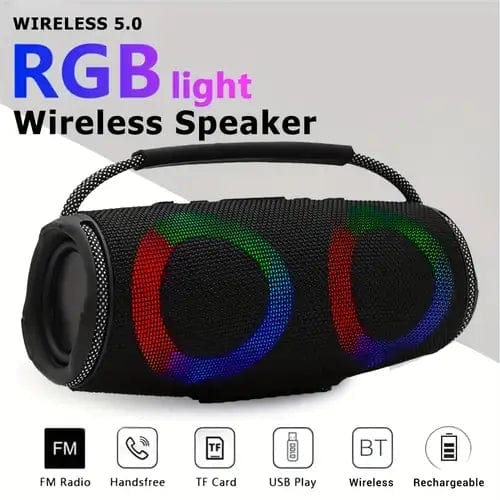 LED Bluetooth zvučnik Charge 7S sa šarenim osvetljenjem Bluetooth zvučnik - prednja strana