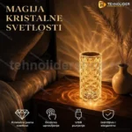Led kristalna lampa sa 3 boje