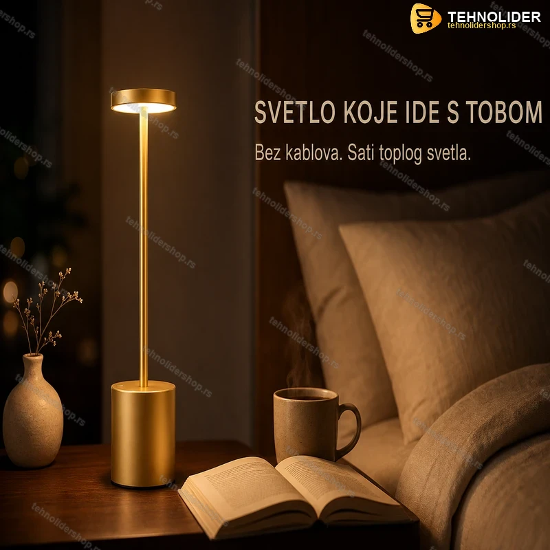 led-prenosiva-lampa-za-citanje-tehnolidershop LED Prenosiva Lampa za Čitanje i Radni Sto – Bežična s Punjivom Baterijom