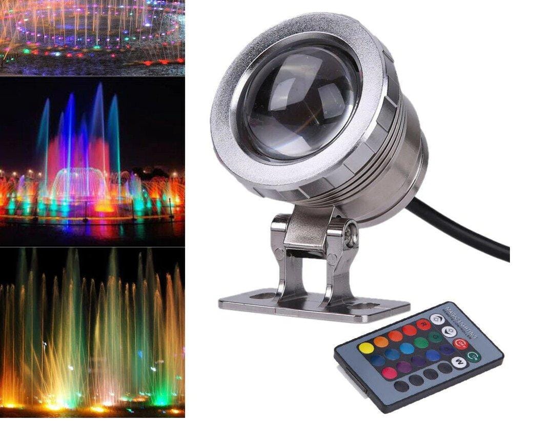 LED RGB lampa - prednja strana