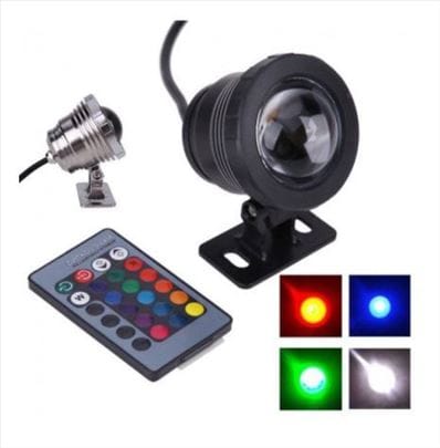 Led RGB Lampa Za Fontane I Bazene 220v RGB lampa za bazen - prednja strana