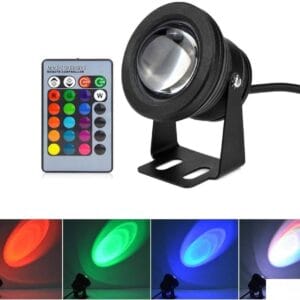 RGB lampa za bazen - prednja strana