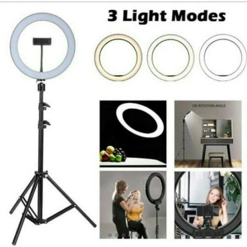 LED ring light 30cm sa stativom za fotografisanje i snimanje ring light 30cm - prednja strana