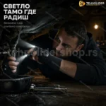 LED Rukavice za Rad u Mraku sa Ugrađenim Svetlom na Prstima – AuroraGrip