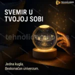 LED Sfera Lumaball — Kristalna Kugla sa Projekcijom Svemira