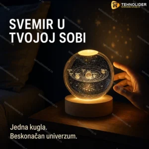 LED Sfera Lumaball — Kristalna Kugla sa Projekcijom Svemira
