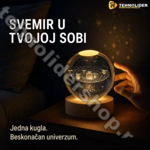 LED Sfera Lumaball — Kristalna Kugla sa Projekcijom Svemira