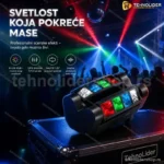 LED Spider Moving Head 8×3W RGB – Scenska Rasveta za Klubove i DJ