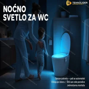 Led svetlo za wc šolju