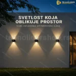 LED zidna lampa 6W za unutrašnju i spoljnu upotrebu