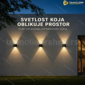 LED zidna lampa 6W za unutrašnju i spoljnu upotrebu
