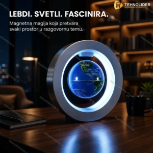 Levitirajući Globus Zemlje – Magnetni Ukras koji Svetli u Mraku