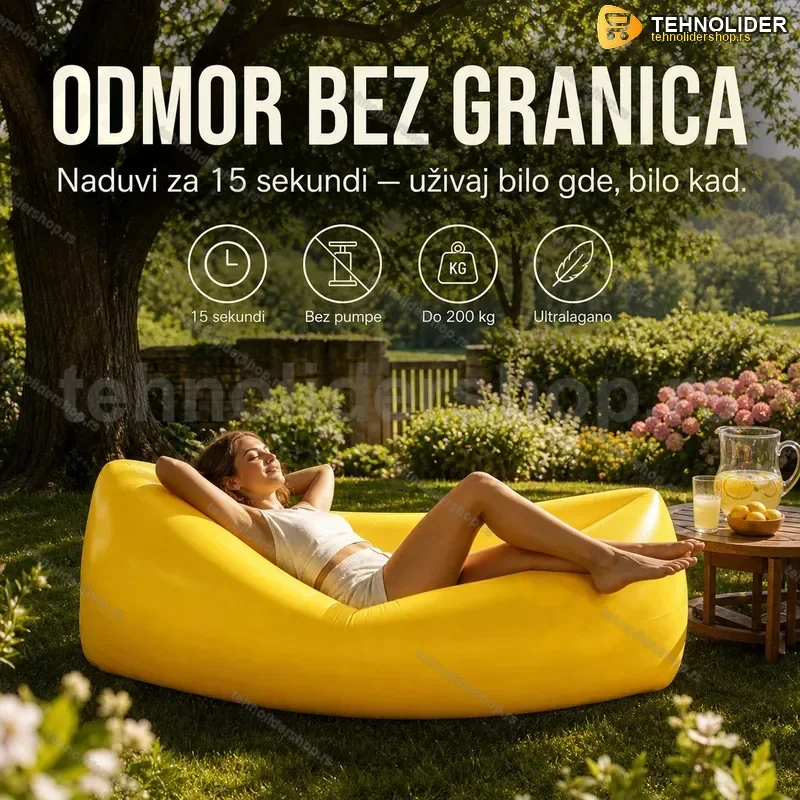 Ležaljka na naduvavanje-Lazy Bag Ležaljka na naduvavanje-Lazy Bag