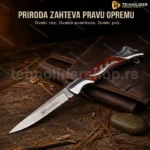 Lovački preklopni nož Columbia A140 sa drvenom drškom