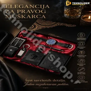 Luksuzni poklon set za muškarce 6u1 – Elegancija u svakom detalju