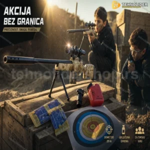 M24 puska snajper sa laserom i gel kuglicama