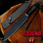 Mačeta za kampovanje i lov Rambo — full tang čelik