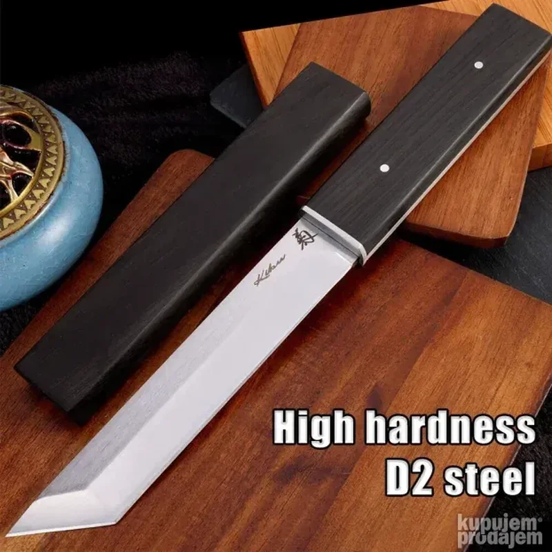MadSabre Kobun tanto nož D2 čelik full tang Kobun tanto D2 - prednja strana