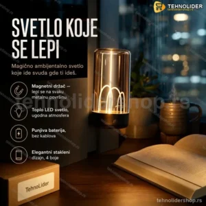 Magnetna Kvantum Lampa – LED Lampa sa Magnetnim Držačem