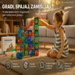 Magnetne Kocke 3D – Set od 73 Dela za Kreativnu Igru i Učenje