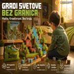 Magnetne Kocke za Decu 150 Delova – Edukativni Kreativni Set